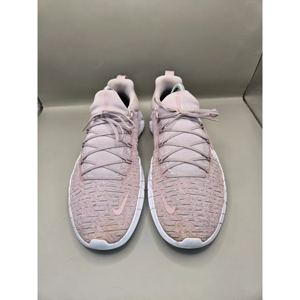 Nike Free Run 5.0 Shoes Womens 11 Platinum Violet Road Running Athletic Sneakers